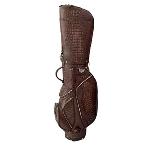 Bolsa de Golf de Cuero Genuino de Primera Calidad, Impermeable, Elegante, Retro, Hecha a Mano, de Lujo, Ligera, de Gran Capacidad, Tipo Bandolera - Product Image 1