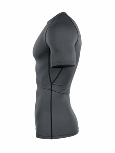 T-shirt de compression à manches courtes pour homme Free Fight Industry, noir, séchage rapide - Product Image 4