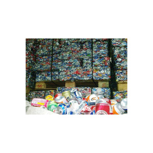 Canette de boisson usagée. Déchets de canettes en aluminium UBC - Product Image 1