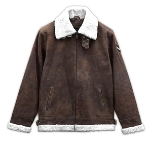 Veste en cuir classique et élégante pour homme, veste en cuir d'hiver pour homme, durable et chaude, collection de vêtements d'extérieur d'inspiration vintage - Product Image 1