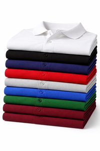Chemises pour hommes sur mesure de haute qualité OEM/ODM, 100% coton, col montant, polos pour hommes, t-shirt polo pour hommes, polo de golf pour hommes - Product Image 2
