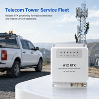 Traceur GPS Véhicule 4G Haute Précision A12 RTK GNSS Récepteur Double Antenne Terminal de Positionnement IP67 -35~80°C pour Flotte
