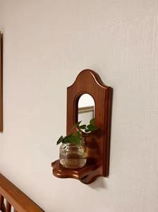 Consola de Entrada con Espejo de Pared de Madera, Espejo de Bienvenida para Pasillo, Decoración del Hogar, Espejo Colgante al por Mayor, Accesorio - Product Image 5