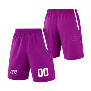 Shorts de football personnalisés de haute qualité fabriqués en usine, séchage rapide, 100 % polyester, avec cordon de serrage, tricotés, unis, sportifs, taille moyenne adulte - Product Image 1