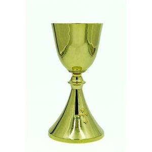 Calice de communion chrétienne de haute qualité finition or pour la messe à l'église, le service de l'autel et la célébration de l'Eucharistie - Product Image 5