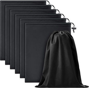 Bolsa de Almacenamiento de Juguetes con Impresión Personalizada, Bolsa de Tela de Algodón con Mini Mango de Cuerda, Bolsa de Compras con Patrón de Letras, Cordón Ajustable - Product Image 1