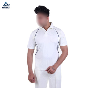 Uniformes de críquet personalizados en blanco con contraste negro, de la más alta calidad, servicio OEM ODM, último diseño, para adultos. - Product Image 5