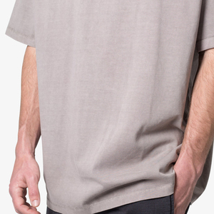 Custom Regular Fit 100% Cotton Casual <b>Tshirt</b> Men <b>Plain</b> Dyed Boxy Fit Drop Shoulder Blank Tee Rib Neck Streetwear Manufacturer - Product Image 3
