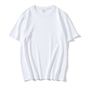 T-shirt personnalisé unisexe en flanelle, velours côtelé, mousseline, coton épais, coupe classique, 180-280 GSM, avec impression de logo, votre propre marque - Product Image 5