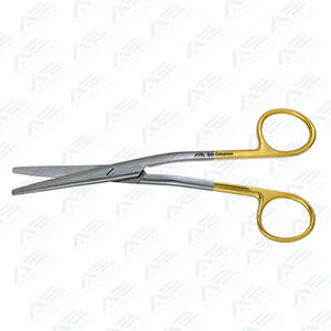 TC Cottle Dorsal Tijeras Instrumentos médicos 16cm Medio oro Carburo de tungsteno Insertado Acero inoxidable Metzenbaum Tijeras - Product Image 6