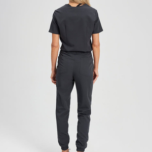 Ensemble de blouses médicales unisexes, uniforme d'hôpital, tissu tissé de haute qualité, combinaisons d'infirmières à manches courtes, pour femmes et hommes, vente en gros - Product Image 3