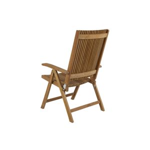 Chaise de salle à manger inclinable d'extérieur en teck massif, pliable, écologique, imperméable, durable et moderne de qualité supérieure pour la maison - Product Image 3