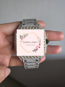 Montre personnalisée pour homme, sertie de moissanite carrée, mouvement automatique à quartz, mouvement mécanique, montre-bracelet avec diamants VVS, style hip-hop. - Product Image 2