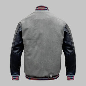 เสื้อแจ็คเก็ตหนังขนแกะคอตั้ง2ข้าง2025เป็นที่ต้องการมากที่สุดผ้าปักลายสำหรับฤดูหนาว - Product Image 2