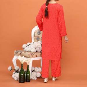 2PC Imprimé Grip Slik Suit PS5027 Robes de Cocktail Élégantes - Product Image 1