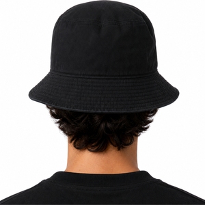 Sombrero de Pescador Unisex Personalizable en Color, de Algodón Suave, Estilo Casual Urbano, con Ala Ancha, para Exteriores, Cómodo y a la Moda - Product Image 2