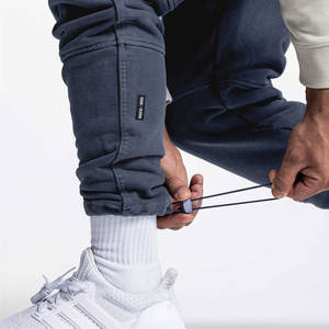 Pantalons pour hommes sur mesure, effet délavé, de haute qualité, confortables, décontractés, à prix bas, options de couleurs unies - Product Image 3