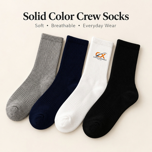 Chaussettes de sport en maille tricotée en gros, mélange nylon-coton, respirantes et anti-transpiration pour hommes et femmes - Product Image 3