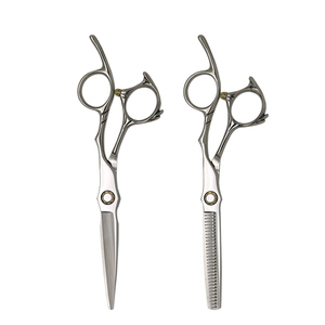 Kit de Tijeras para Cabello de 6.0 Pulgadas, Tijeras de Corte de Cabello para Salón y Barbería, Tijeras Rectas, Tijeras de Entresacar, Set Profesional para Estilismo - Product Image 1