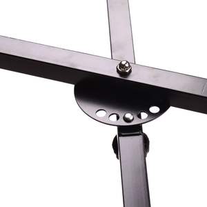 Soporte de teclado plegable profesional Glarry de un solo tubo tipo X en negro para teclados - Product Image 4