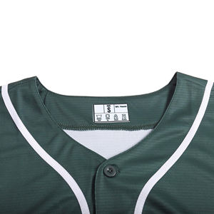 Camiseta de béisbol transpirable para hombre, totalmente personalizada, nueva moda, superventas, calidad premium, a un precio asequible. - Product Image 3