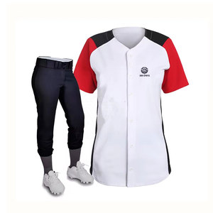 Customized Logo Light Weight Breathable Softball Uniform Oversized Cheap Price Wholesale Softball Uniform For Women - Product Image 4