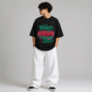T-shirts surdimensionnés de haute qualité avec logo personnalisé, 230 GSM, poids lourd, 100% coton, épaules tombantes, pour hommes - Product Image 2