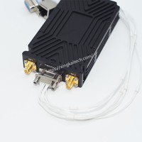 Radio SDR en réseau aérien FHSS Hopping 4W Compact COFDM MIMO 1-100Mbps Liaison de données multi-sauts pour la cartographie et l'inspection à distance des drones