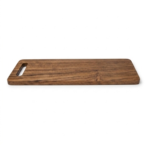 Tabla de Cortar Rectangular de Madera de Teca Sólida de Grado Alimenticio, Tabla de Madera Hecha a Mano, Tabla de Cortar Balinesa Artesanal - Product Image 1