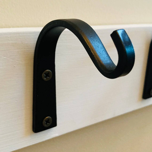 Premium Black Metal Wall <b>Hooks</b> Durable Bathroom & <b>Kitchen</b> Hanger for Easy Strong & Affordable Home Organizer - Product Image 1