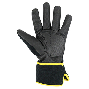 Gants de sécurité pour hommes de haute qualité fabriqués au Pakistan, en polyester/coton, fermeture à boucle, imperméables, respirants, double paume, pour la soudure - Product Image 4