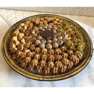 Customized Glossy Polished Metal <b>Chocolate</b> Serving Tray for Home Hotel <b>Weddings</b> Offices - Product Image 4