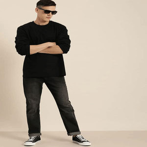 Camiseta de Alta Calidad y Peso Pesado con Hilo Abierto y Hombros Descubiertos, Camiseta de Algodón Puro con Logotipo Bordado - Product Image 3