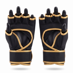 ถุงมือ MMA แบบเปิดฝ่ามือ หนัง PU สำหรับฝึกซ้อมและต่อสู้ คิกบ็อกซิ่ง ศิลปะการต่อสู้ ปิดด้วยแถบตีนตุ๊กแก ขนาด 16 ออนซ์ แบบสั่งทำ - Product Image 2