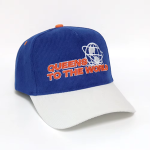 Gorras de Pana de Dos Tonos Personalizadas OEM, Gorras de Béisbol de Lujo con Logotipo Bordado Premium, al por Mayor a Bajo Precio, Unisex - Product Image 4