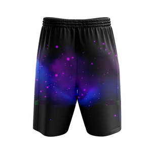 Shorts de sport respirants en maille unie style hip-hop, idéaux pour le basketball et les tenues décontractées - Product Image 2
