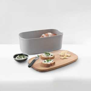 Conteneur de rangement de cuisine de luxe avec couvercle en bois pour une organisation élégante de la garde-manger et une décoration moderne du comptoir - Product Image 3