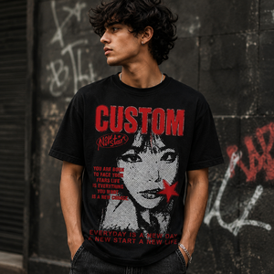 Camiseta Personalizada con Estampado Gráfico, Impresión por Sublimación, Fabricante OEM ODM, Venta al por Mayor, Marca Privada, 100% Algodón para Hombre - Product Image 2