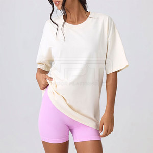 Camiseta de Mujer de Diseño Personalizado, Informal, de Moda, Mezcla de Algodón, Transpirable, Ligera y Cómoda para Uso Diario - Product Image 4
