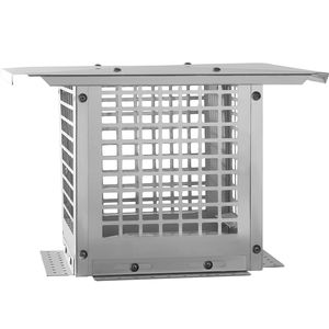 Cappuccio per Camino in Acciaio Inox 304 da 9 x 9 Pollici, Facile Installazione, Accessorio Pratico Anti-Ribaltamento per Camini - Product Image 3