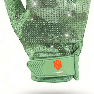 2026 MARGINAL SPORTS ถุงมือแบบเต็มนิ้ว สีเขียวพิมพ์ลายกลิตเตอร์ กันลื่น ระบายอากาศได้ สายรัดข้อมือปรับได้ กลางแจ้ง ทุกเพศ ทุกฤดูกาล - Product Image 4