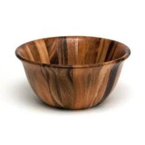 Handcrafted Farmhouse Wooden Serving <b>Bowl</b> <b>Large</b> Rustic Wood Salad <b>Bowl</b> For Kitchen Counter And Dining Decor - Product Image 3
