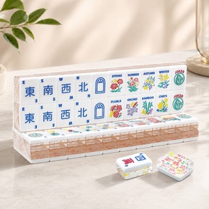 Crystal Floral American <b>Mahjong</b> <b>Set</b> - Product Image 3