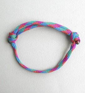 Thick Paracord Bracelet: 4mm Climbing Rope <b>Mens</b> gift Adjustable <b>Bangle</b> - Product Image 1