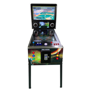 Máquina de Pinball Arcade Virtual de 6 Juegos con Luces LED, Estilo Retro, que Funciona con Monedas - Product Image 5