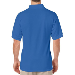 Polo pour homme à séchage rapide, tissé, respirant, infroissable, anti-déformation, coupe ajustée, sensation de fraîcheur, couleur unie OEMODM - Product Image 4