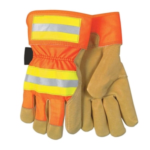 Guantes de Seguridad de Cuero de Grano de Búfalo de Alto Rendimiento, Duraderos para Uso Industrial, Doméstico y de Jardinería, Protección para las Manos - Product Image 1