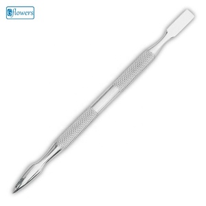 Herramienta de Doble Punta de Acero Inoxidable para Empujar Cutículas, para Manicura y Cuidado de las Uñas, Crea tus Propios Diseños y Logotipos - Product Image 1