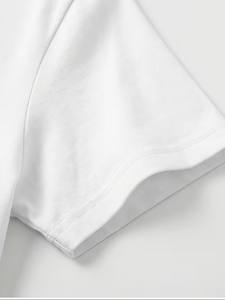 Camiseta de Cuello Redondo y Manga Corta con Tela Elástica, Camisa para Hombre, Camiseta Informal de Tela Suave para Hombre, Estilo Europeo y Americano para Verano - Product Image 5