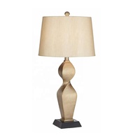 Tall Twist Sculpture Lampe De Table Finition Or Sans Abat-Jour Salon Chambre Table De Nuit Maison Bureau Maison Étude Lampe De Lecture